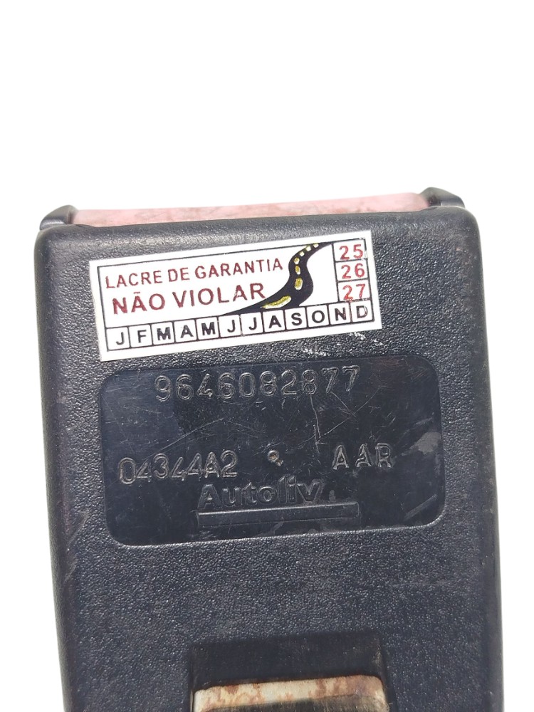 Engate cinto segurança traseiro Peugeot 206 2005 9646082877 5