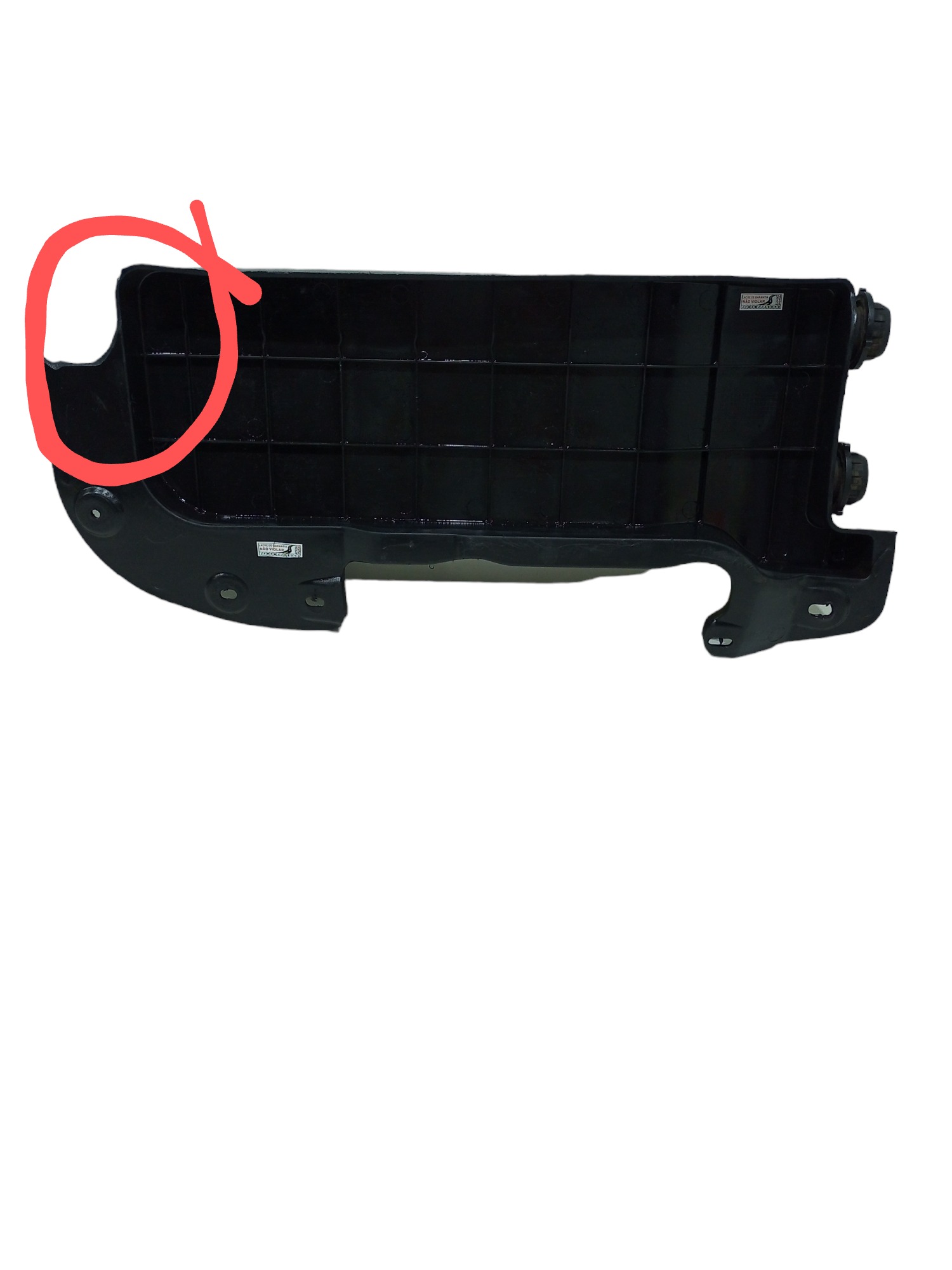 Tampa Painel Radiador Jac T6 2.0 16v 2016 Detalhe 3
