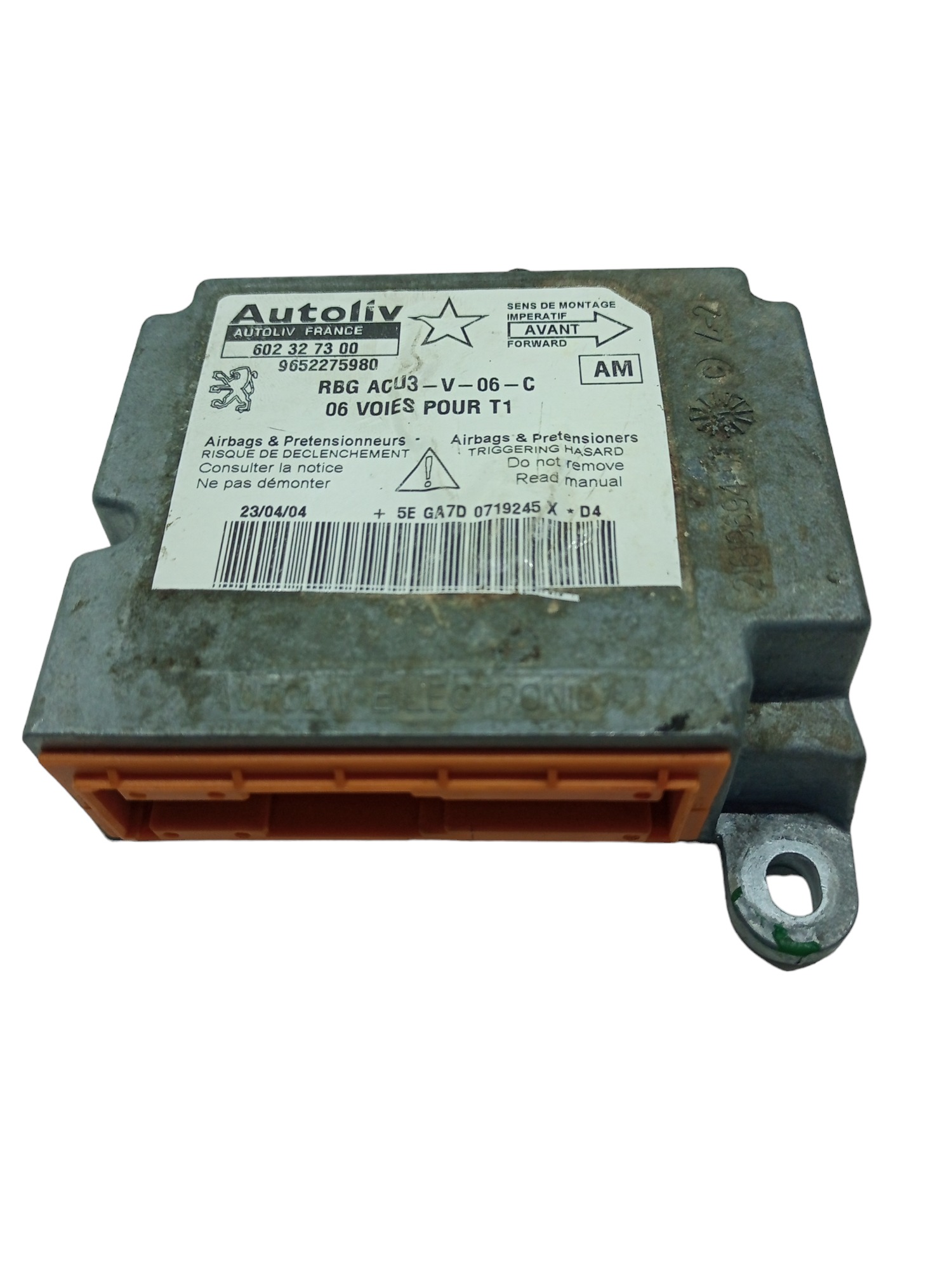 Modulo Central Air Bag Peugeot 206 1.4 2004 2