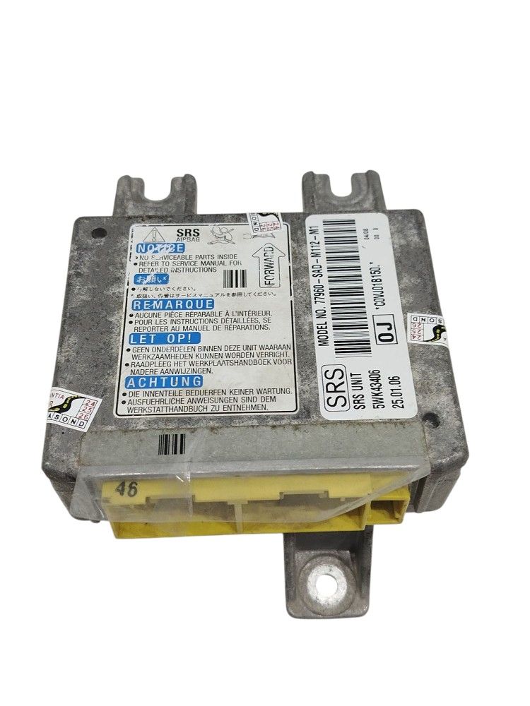 Módulo Airbag Honda Fit 2007  Disparado