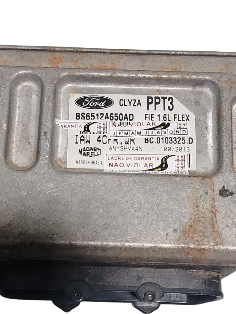Módulo Injeção Eletrônica Ford Fiesta 1.6 2014 Bs6512a65ad 2