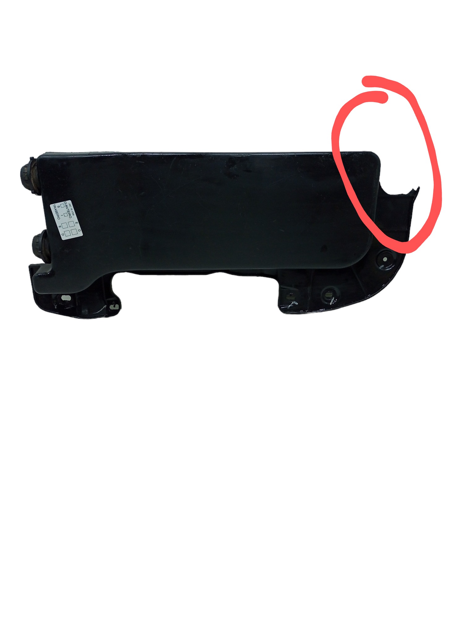Tampa Painel Radiador Jac T6 2.0 16v 2016 Detalhe 5