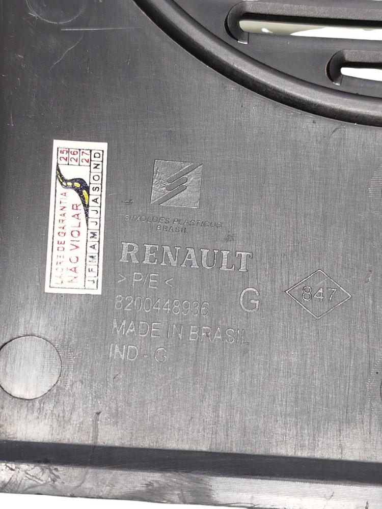 Tela Auto Falante Porta Esque Renault Clio 2006 8200448936 Preto 7