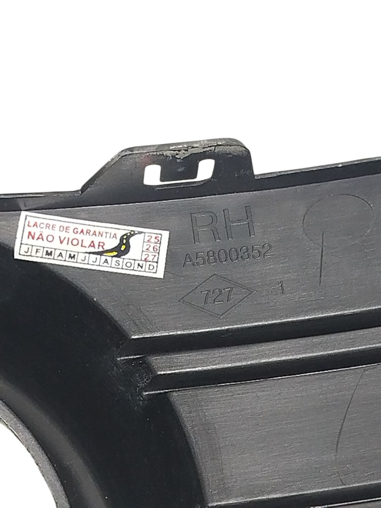 Moldura Farol Milha Direito Passag Renault Fluence A5800352 Preto Direito 6