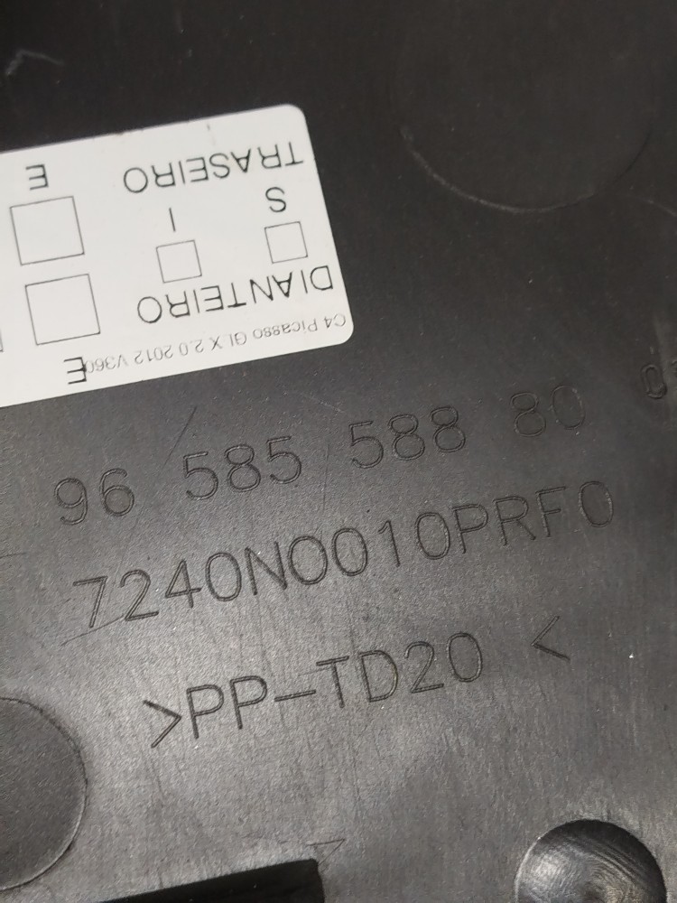 Protetor Motor C4 Picasso Glx 2.0 16v 2012 Gasolina Detalhe 6