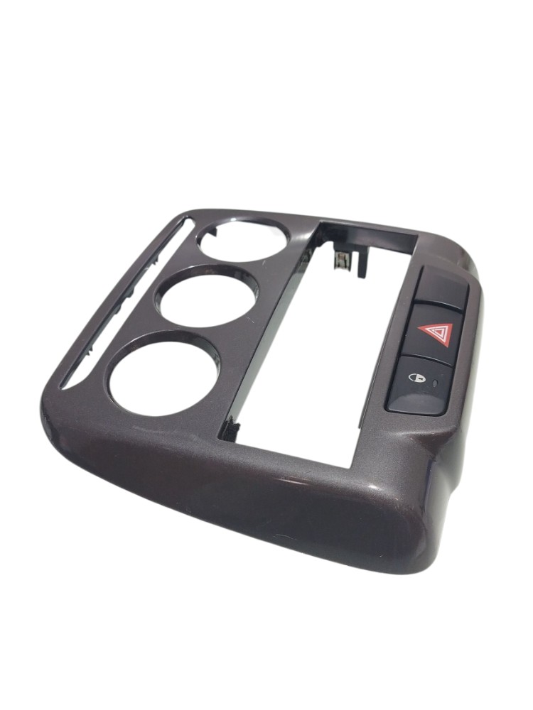 Moldura Painel Central Comando Ar Botão Citroen C3 2013 3