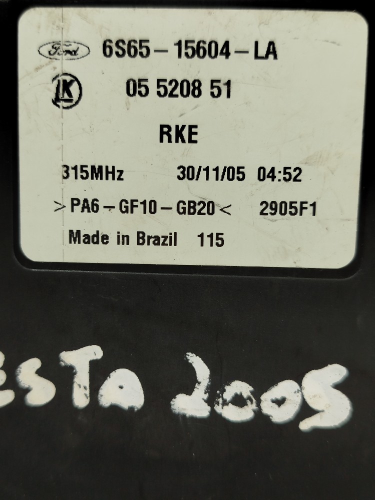 Módulo Conforto Ford Fiesta 2005 2