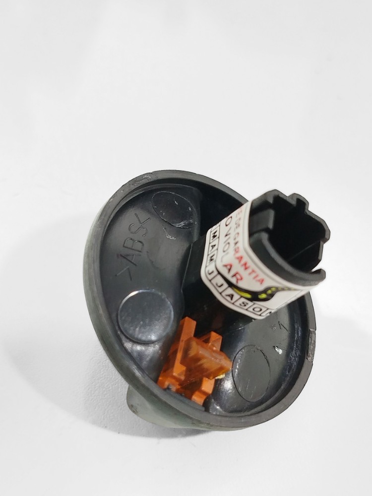 Botão Circular Ar Forçado Fiat Uno 2002 Preta 6