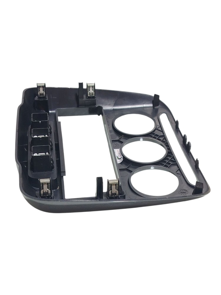 Moldura Painel Central Comando Ar Botão Citroen C3 2013 4