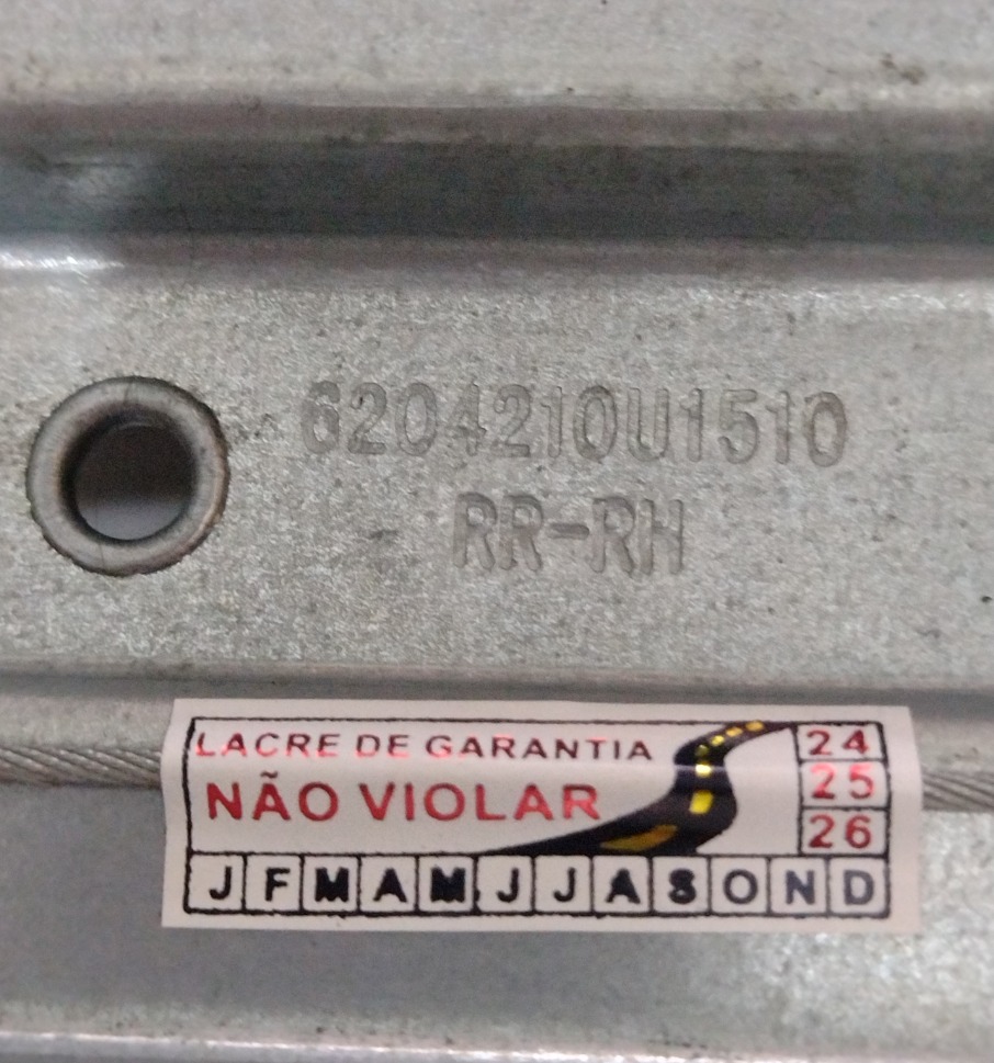 Máquina Vidro Porta Tras Direita Jac T6 2016 6204210u1510 4