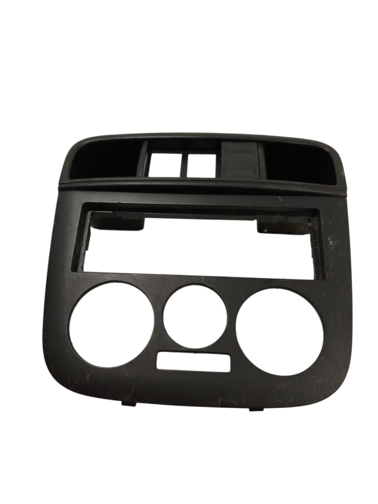 Moldura Central Painel G4 Rádio P Vw Gol Saveiro 2008 A 2012 Preta 1