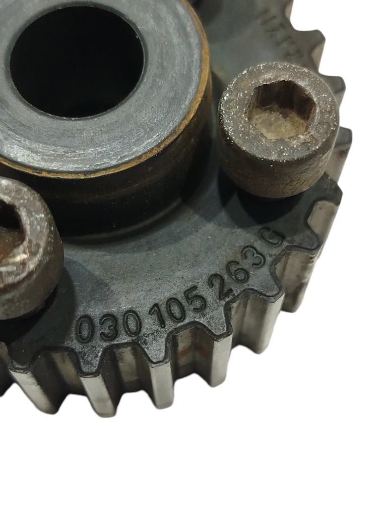 Engrenagem Polia Virabrequim Vw Gol 1.0 1999 030105263g 4