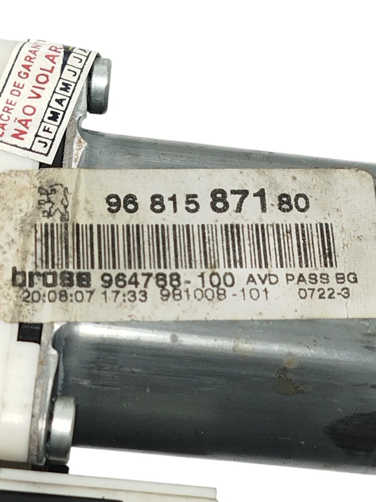 Motor Maquina Diant Dir Sem Rebatimento Peugeot 307 2008 4