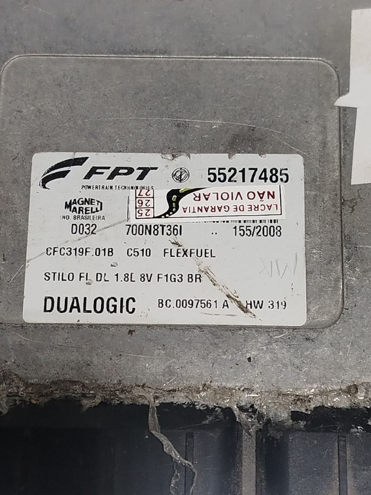 Módulo Injeção Eletro Fiat Stilo Blackmotion Dualogic 2010 2