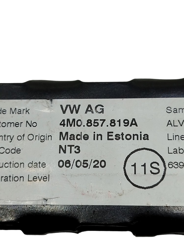 Regulador cinto vw polo virtus 2021 4M0857819A 3