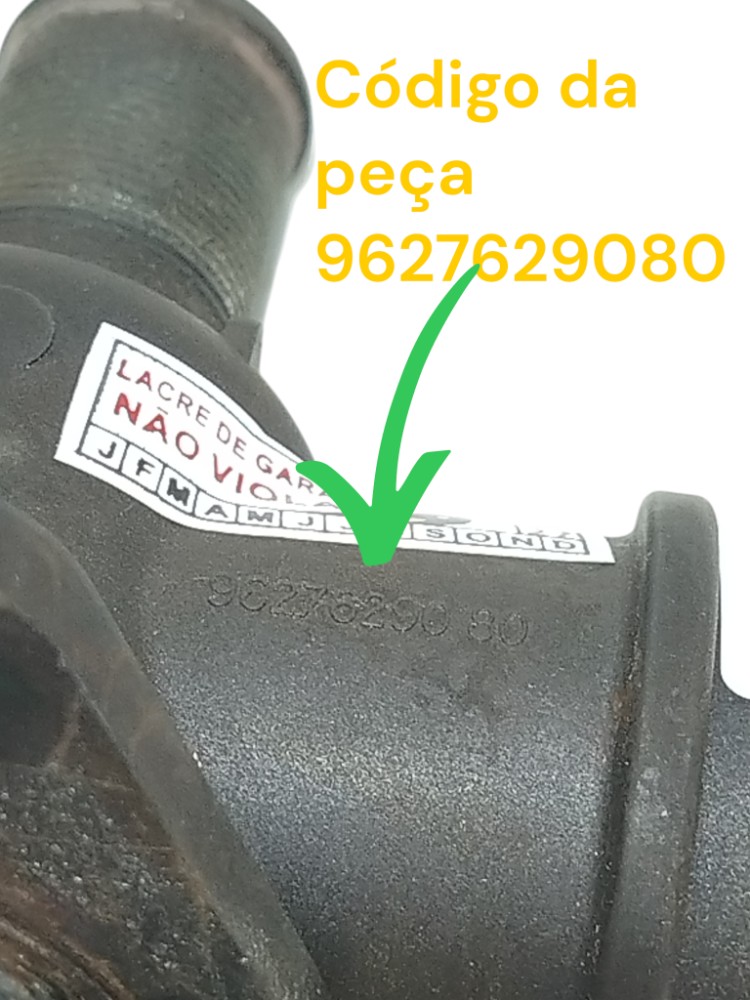 Flange Carcaça Valv Termostática Peugeot 307 1.6 9627629080 2