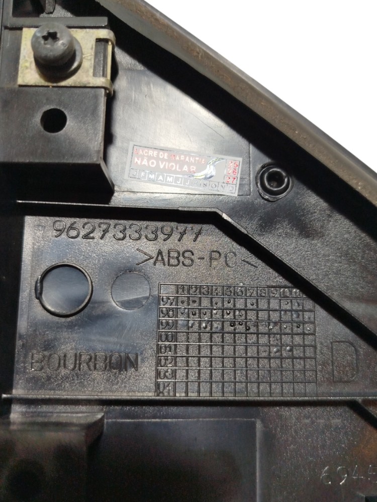 Acabamento Porta Tras Direita Citroen Xsara 9627333977 Preto 2