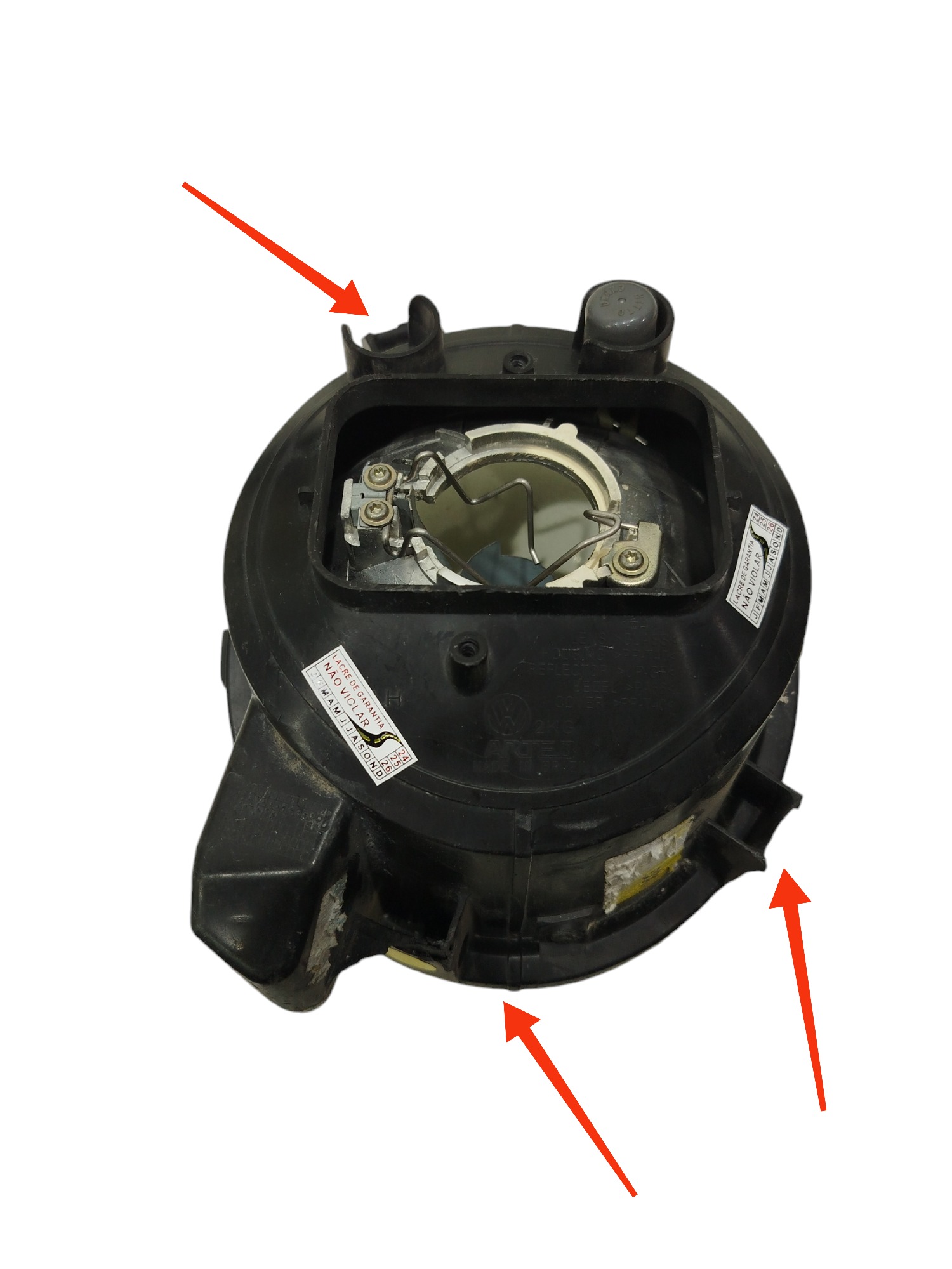 Farol Milha Esquerdo Vw Saveiro Cross 2013 Com Detalhe 3