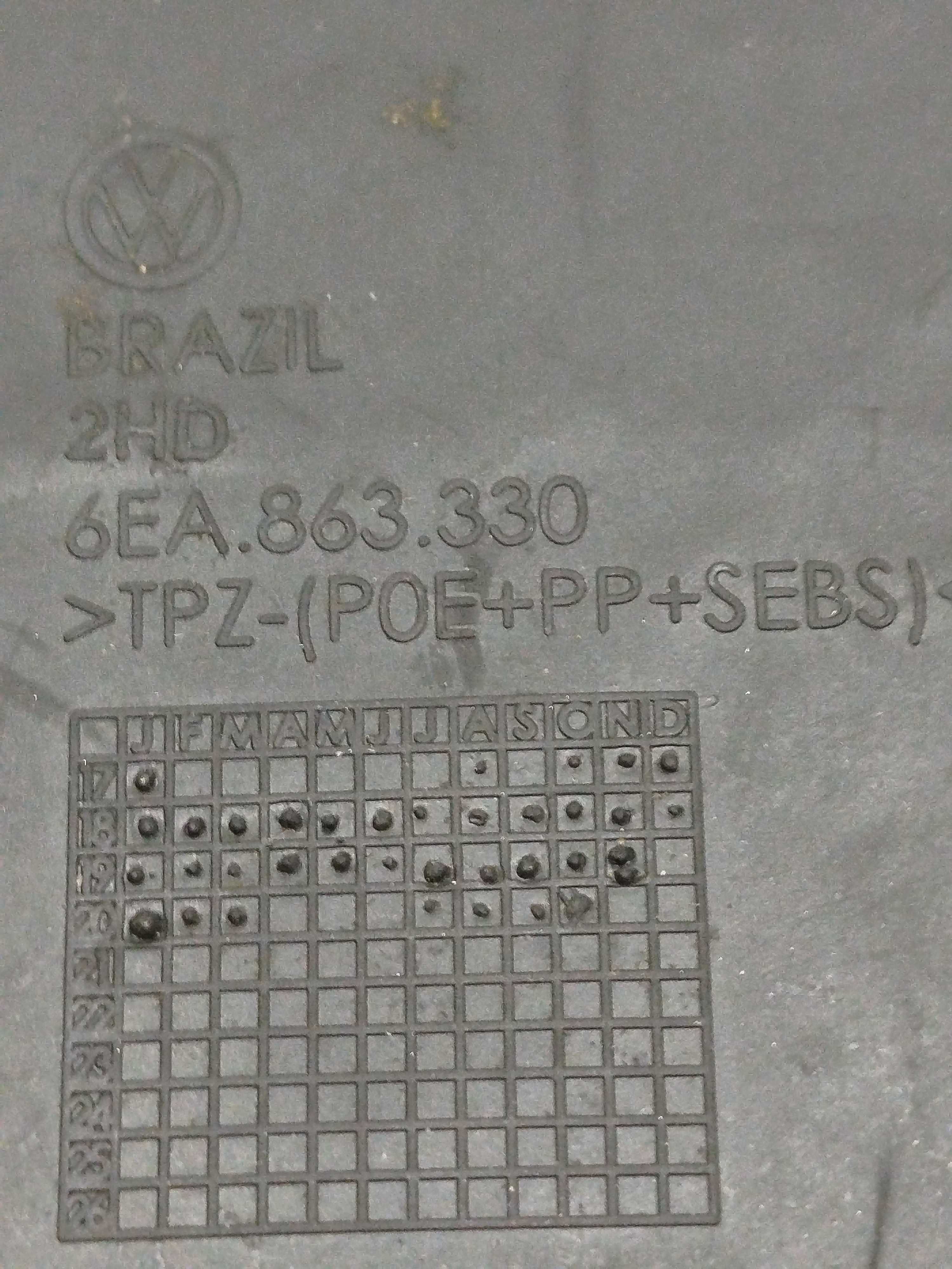 Tapete Borracha Console Central Vw Polo 2021 6ea863330 3