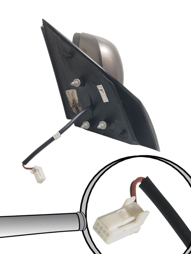 Retrovisor Diant Esq Motorista Nissan Versa Sl 2013 20120003 4