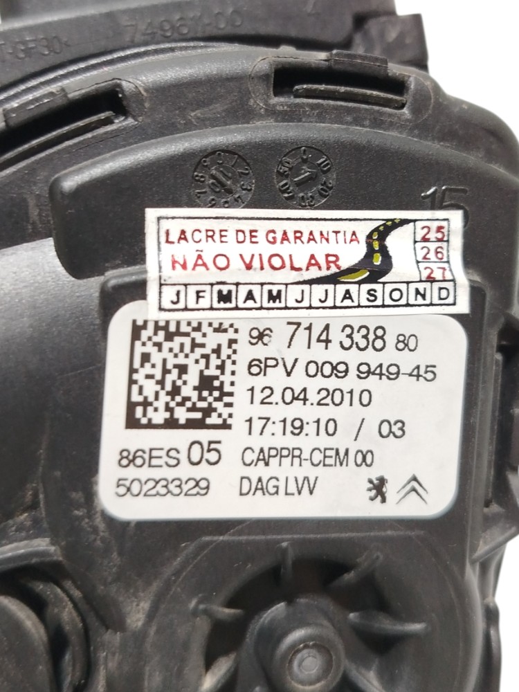 Pedal Acelerador Eletrônico Citroen C4 Hatch 2009 Automático 2