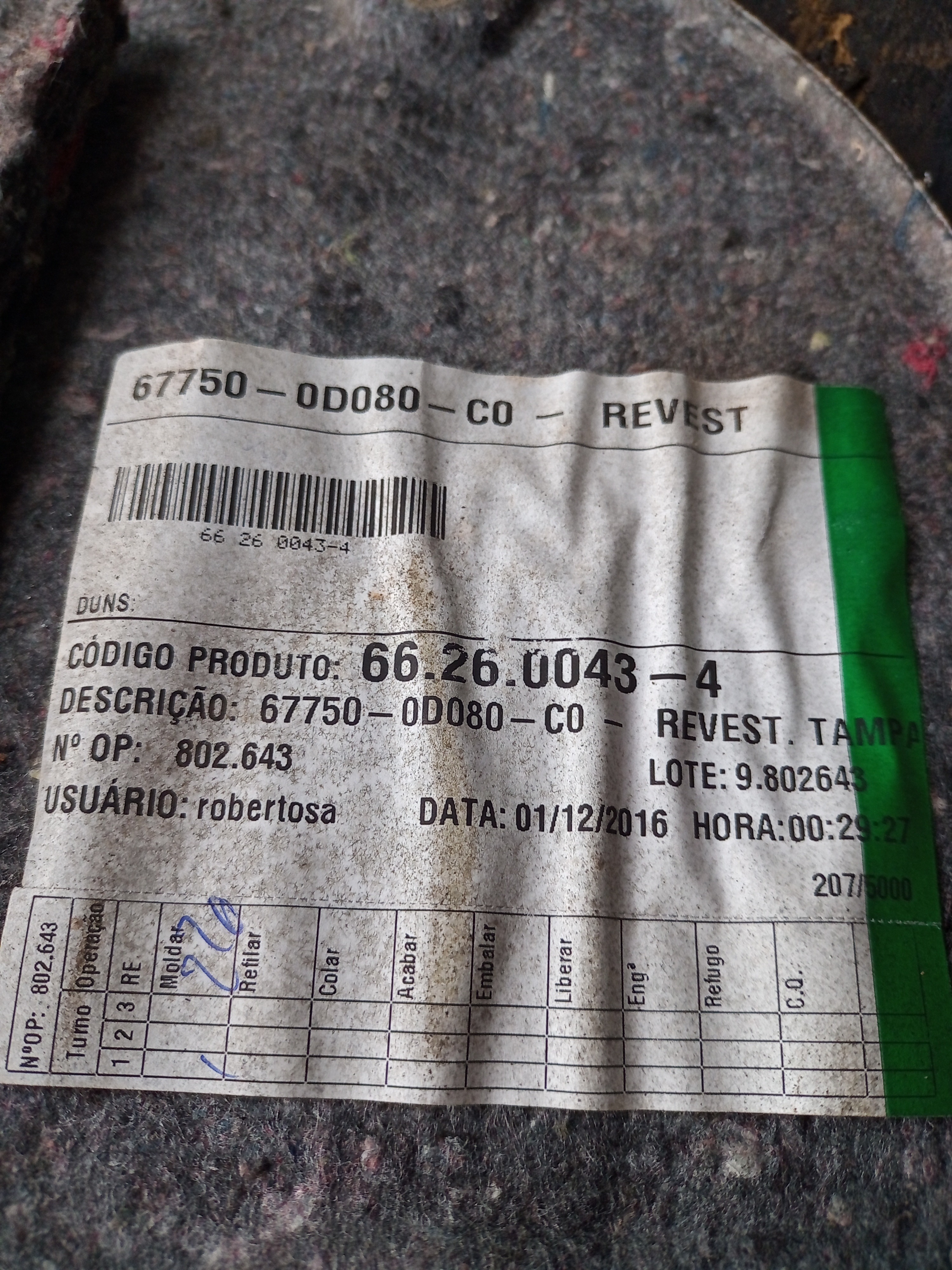 Tampa Forro Traseiro Etios 2016 5