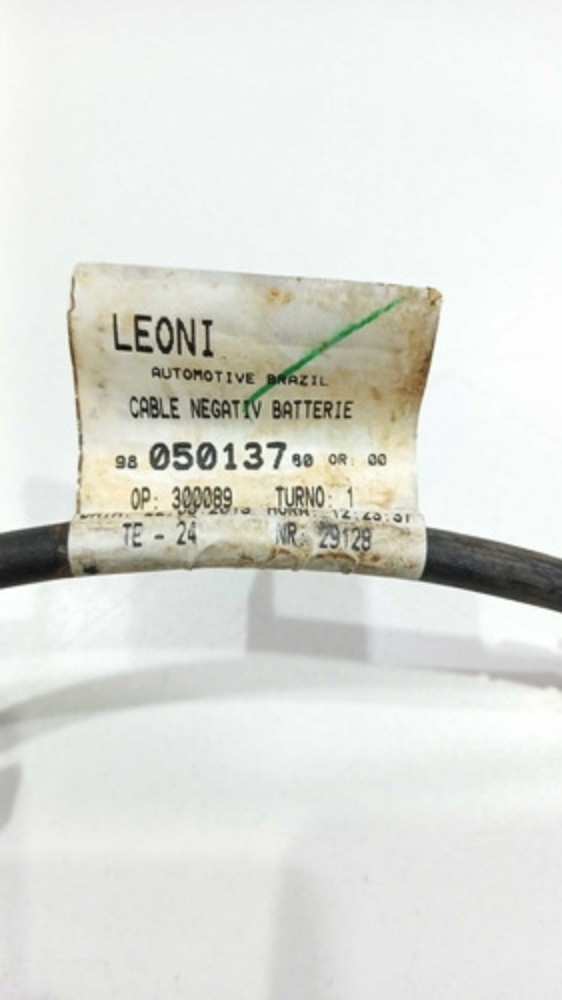 Cabo Negativo Bateria Peugeot 208 1.5 2014 3