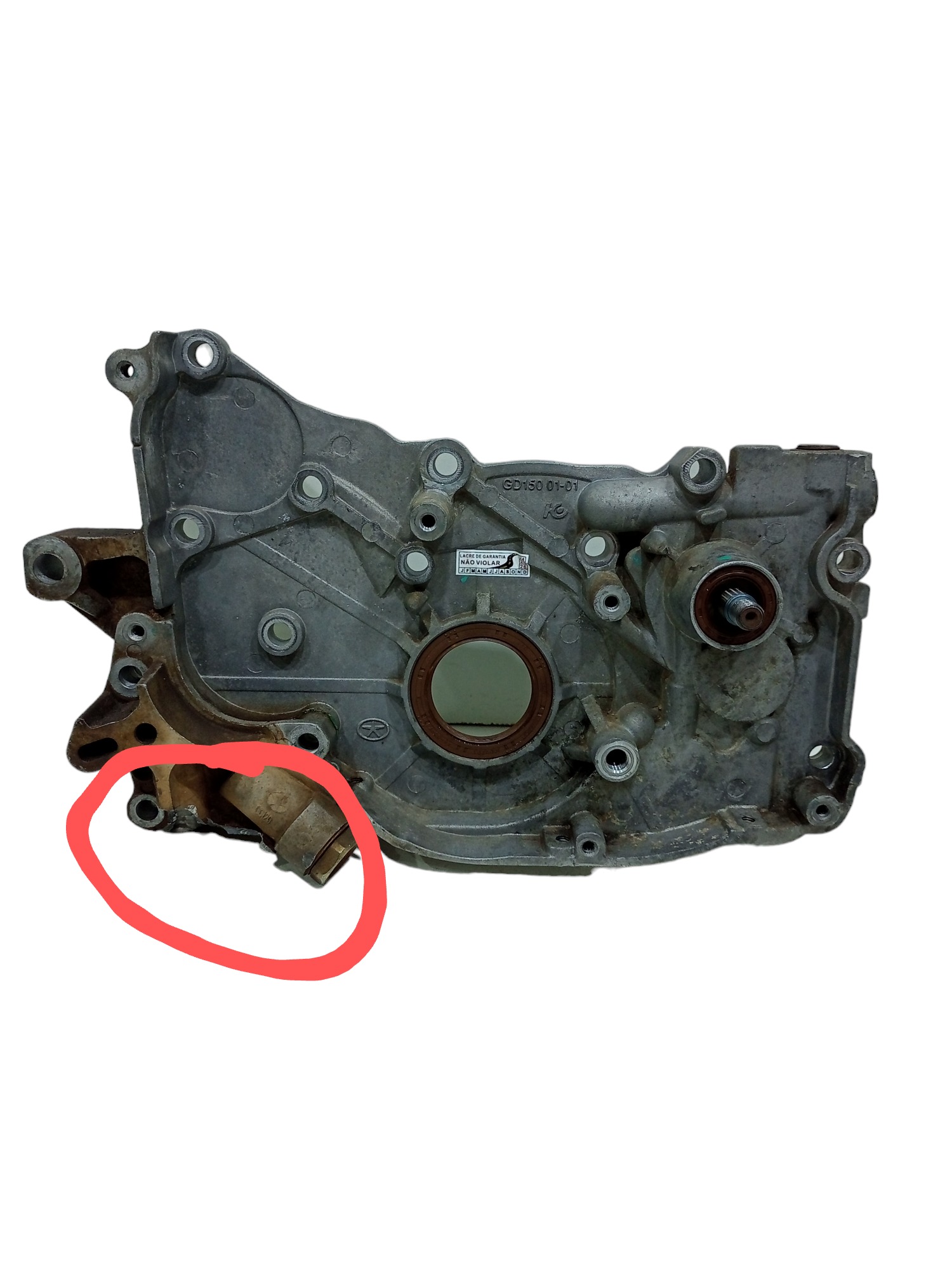 Bomba De Óleo Flange Frontal Jac T6 2.0 16v 2016 Detalhe 4