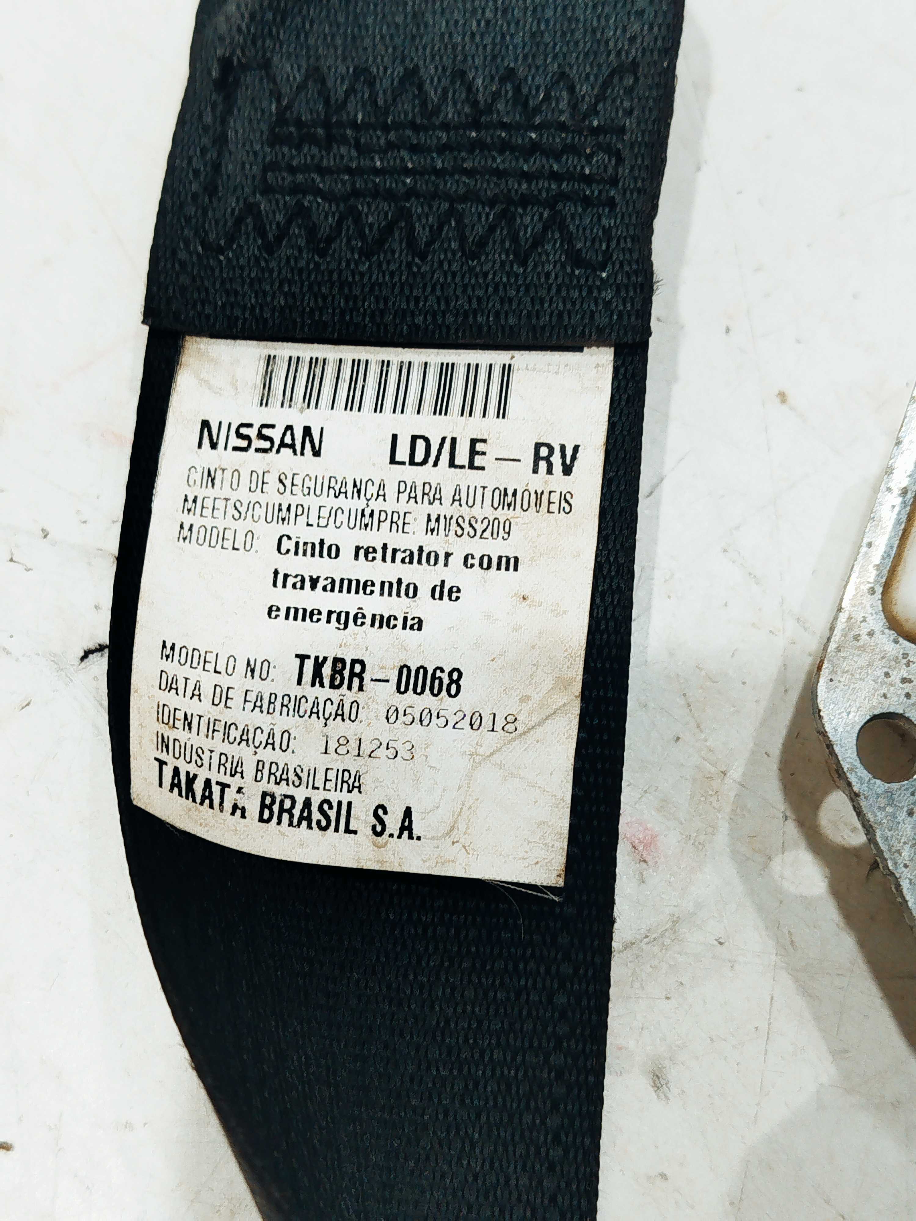 Cinto Dianteiro Esquerdo Nissan Versa V Drive 2020/21 Orig 4