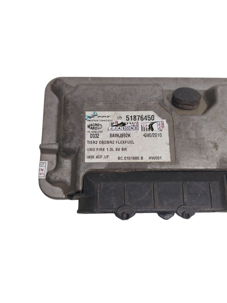 Módulo Injeção Fiat Uno 1.0 Fire 2011 Flex 51876450 2