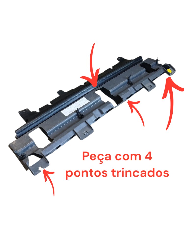 Defletor Superior Radiador Gm Meriva 2012 Detalhe 93315584