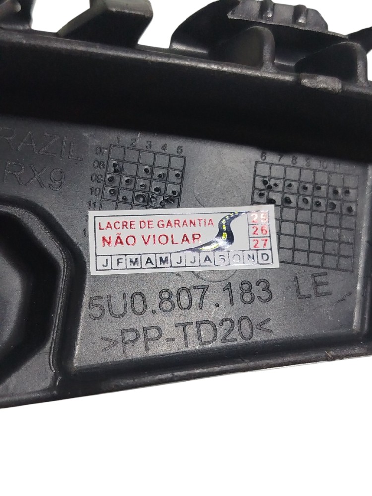Guia Parachoque Dianteiro Suporte G5 Vw Gol 2012 5u0807183 2