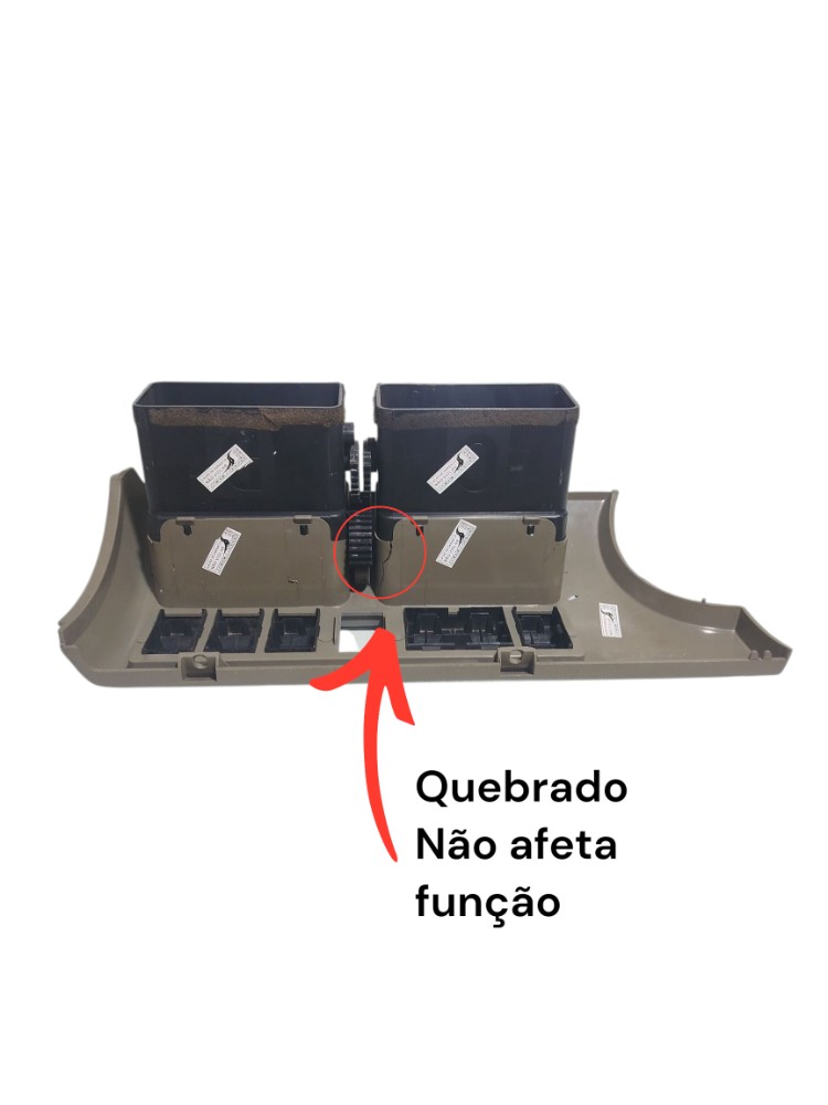 Moldura difusor Ar central Gol Parati 1999 a 05 377857040A 4