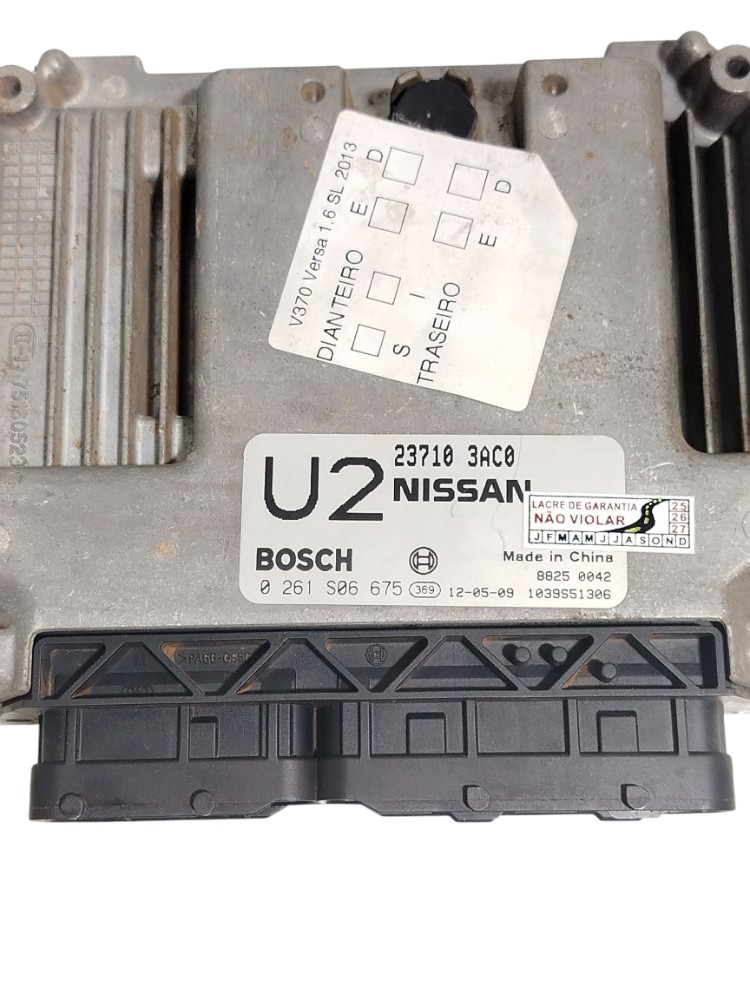 Kit Módulo Injeção Eletronica Comutador Nissan Versa Sl 2013 4