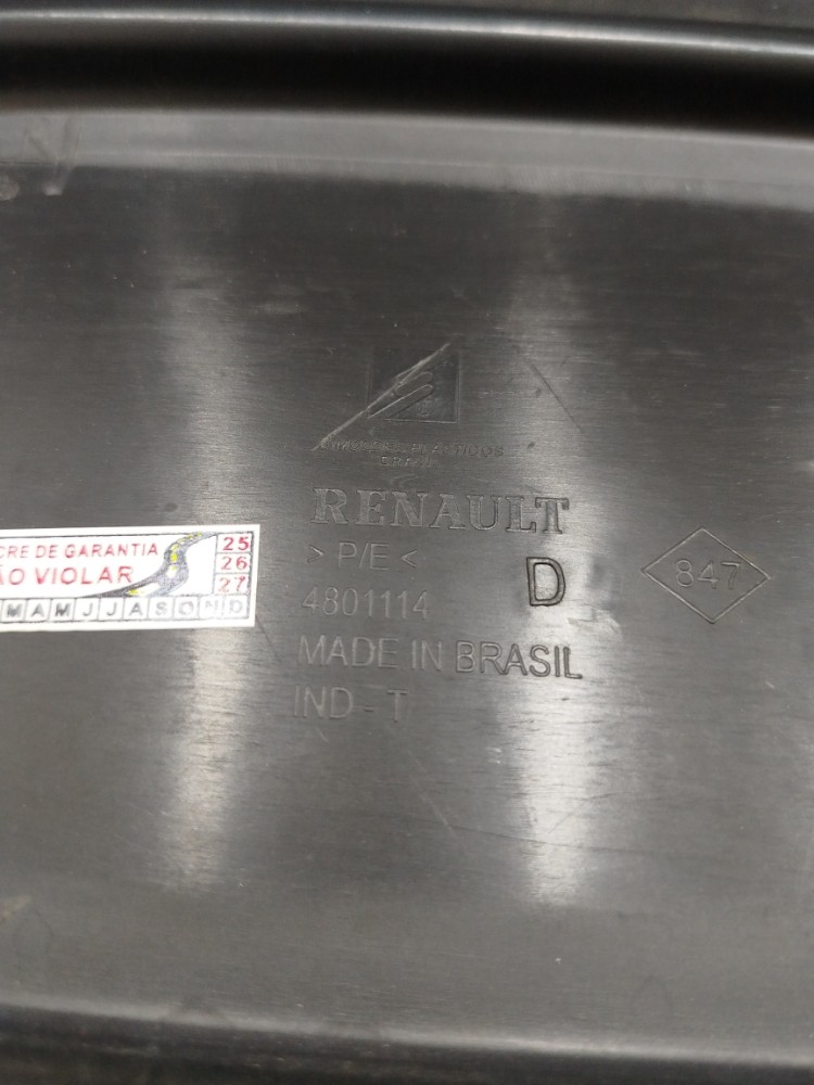 Forro Porta Diant Direit Passag Renault Clio Hatch 2010 4p Preto 3