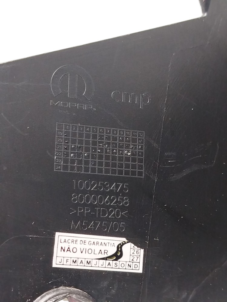 Console Central Porta Copos Fiat Strada End 1.4 2022 1002534 7