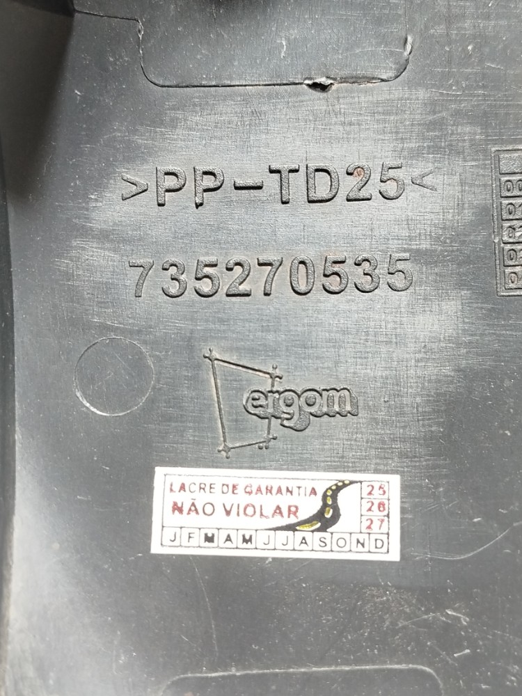 Moldura Superior Chave Seta Fiat Palio Siena 2002 735270535 2