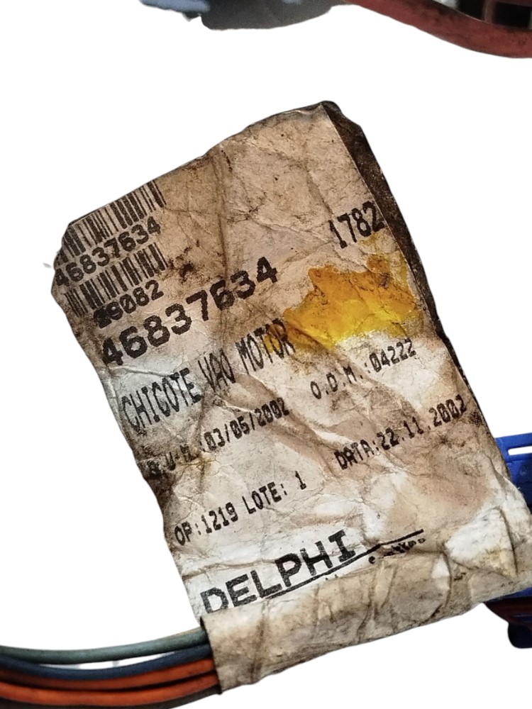 Chicote Cofre Motor Fiat Siena 1.3 16v 2003 Detalhe 46837634 3