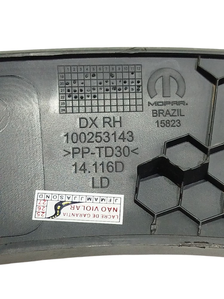Moldura Paralama Diant Dir Fiat Strada 1.4 2022 100253143 6
