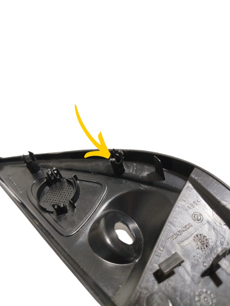 Acabamento Int Retrovisor Direit Fiat Palio Siena 45980001 3