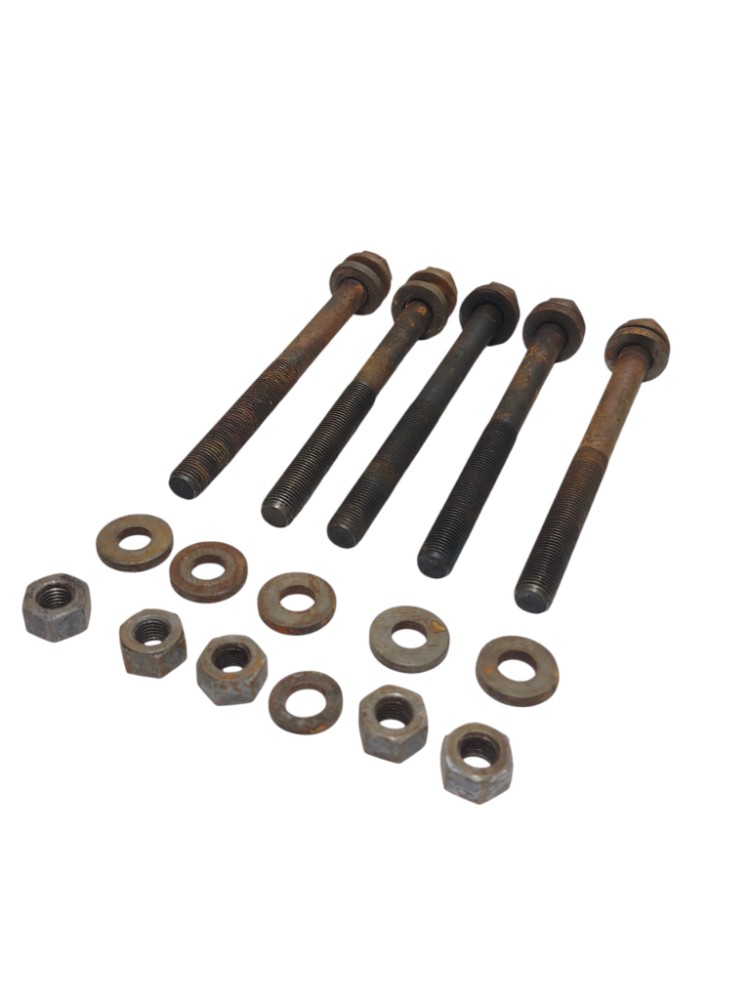 Parafusos Porcas Cabeçote Motor Fiat Palio 1.0 Fiasa 1999 Marrom enferrujado 3