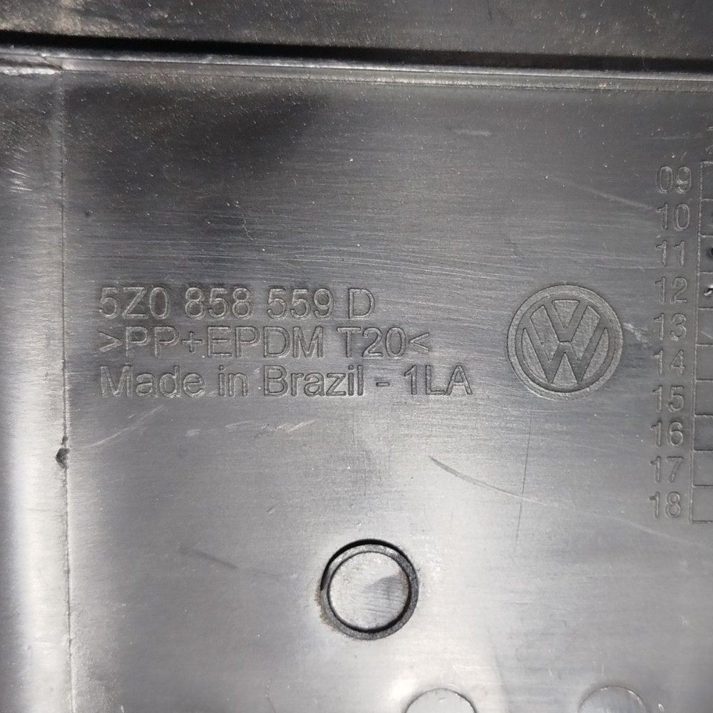 Moldura Chave Seta Volkswagen Fox 2006 2010 15