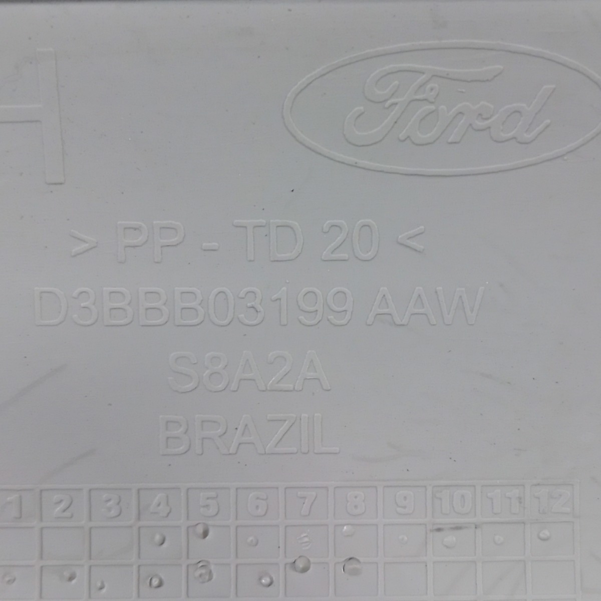 Acabamento Coluna A Esquerda Ford New Fiesta 1.6 2014 2015 7