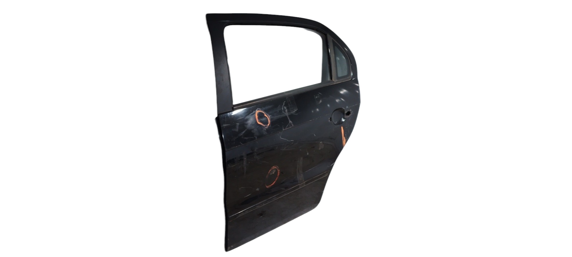 Porta Traseira Esquerda Vw Gol Voyage G6 G8 Detalhe Traseira Esquerdo Preto