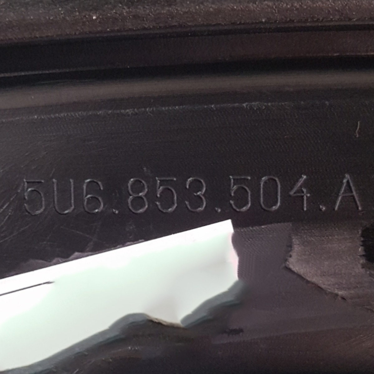 Moldura Paralama Traseira Direita Vw Gol G7 Track 2018 6