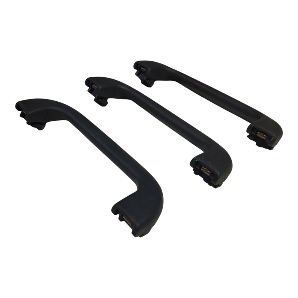 Conjunto Alça Teto Preta Vw Gol Voyage Fox 2011 2021 5