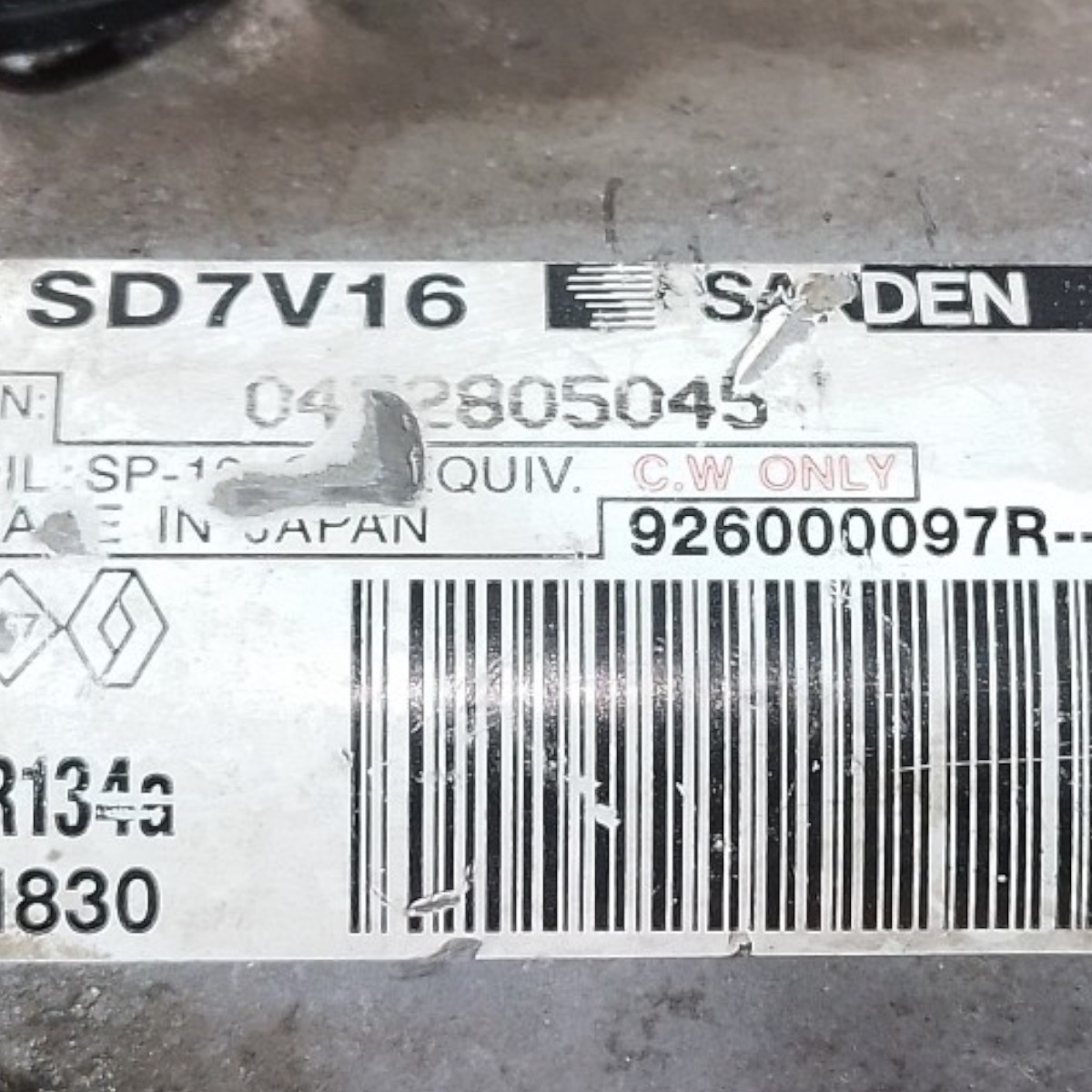 Compressor Ar Condicionado Renault Sandero 2010 2016 6