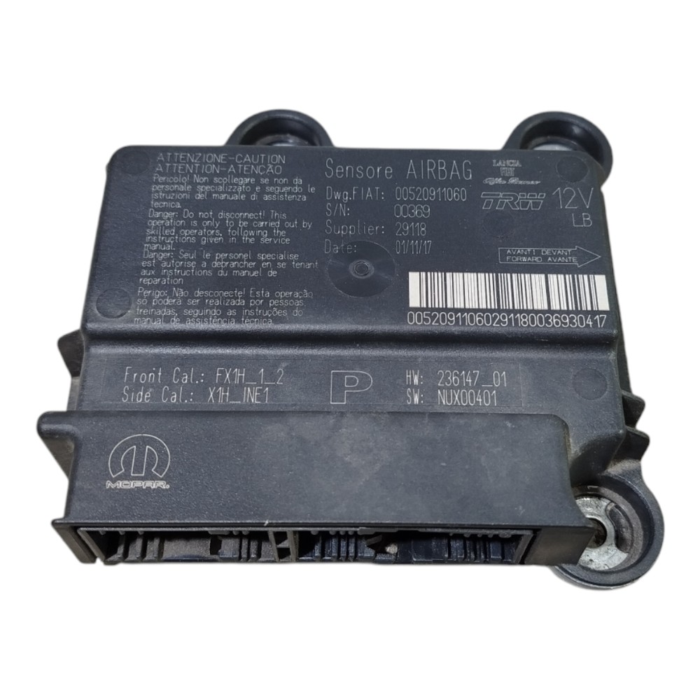 Modulo Air Bag Fiat Mobi 2018 2019 2020 2021