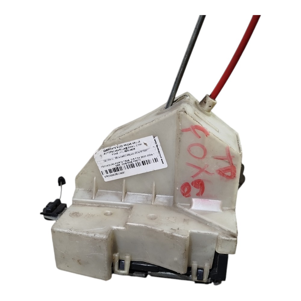 Fechadura Manual Dianteira Direita Vw Fox 2009 3 Parafusos 5