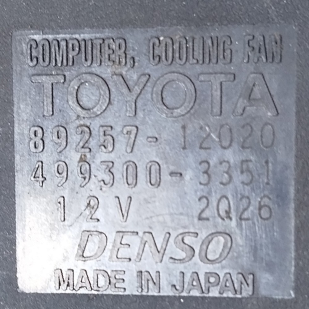 Módulo Ventoinha Toyota Corolla 2.0 2010 2014 15